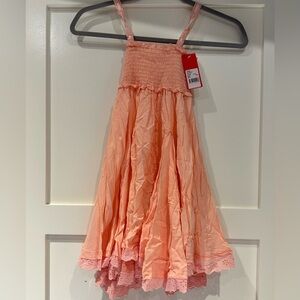 Kids high end boutique dress pink size 8